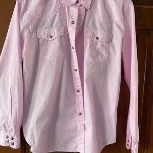 Pink western style shirt